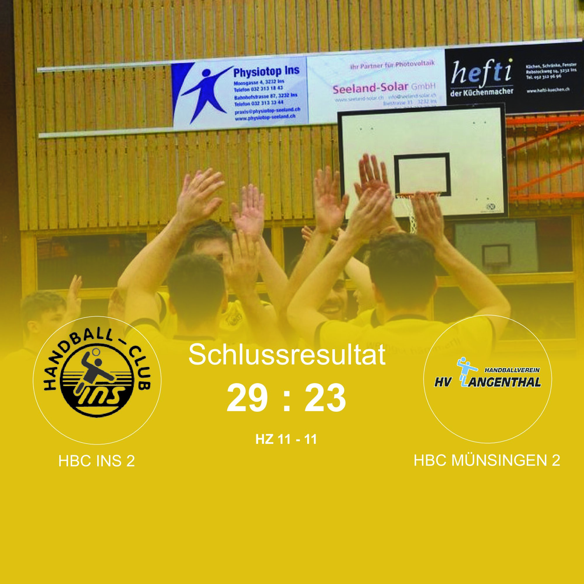 HBC INS 2 VS SG OBERAARGAU